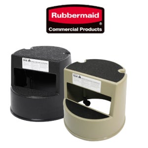 러버메이드 간이 이동식 2단 사다리 가정용 사무실 사다리