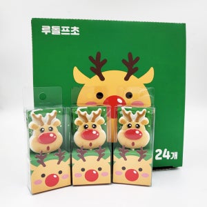 크리스마스 파티 축하 초 루돌프 1p 성탄절 케익 머핀 쿠키 데코 파티 초