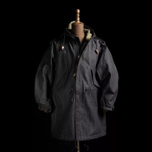 GIZEMO 기제모 M51 일본 데님 피쉬테일 파카 바람막이 M1951