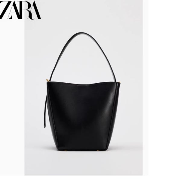 [국내배송] ZARA 자라가방 버킷백 데일리백 숄더백 6284410 6284/410