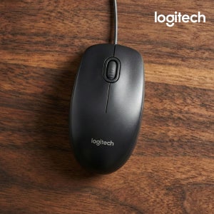 [국내정품] 로지텍코리아 M90 USB 유선 마우스 블랙 좌우대칭형 디자인으로 왼손잡이도 사용가능