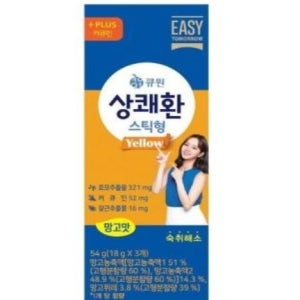 큐원 상쾌환 스틱형 망고맛 3포 숙취해소