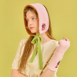 [위글위글] 이어 워머 Flower Argyle 방한 귀도리 귀마개