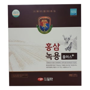 일화 홍삼 녹용플러스 6년근 홍삼농축액 70ml x 30포 홍삼 진액 명절선물