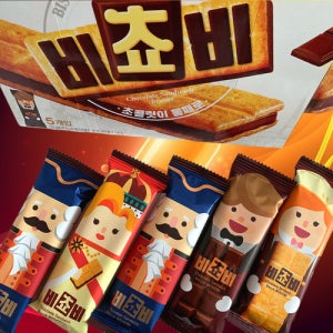 오리온 비쵸비 초코 쿠키 간식 125g 16박스