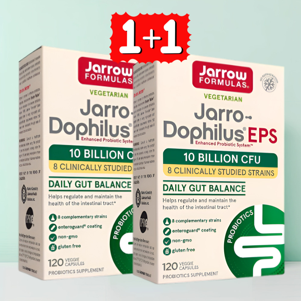 1+1 자로우 도피러스 EPS 100억 유산균 120캡슐 <b>재로우 도필러스 이피에스</b>