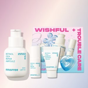 이니스프리 홀리데이 레티놀 시카 앰플 50mL 기획세트 / 저자극 트러블 모공 과다피지 붉은기
