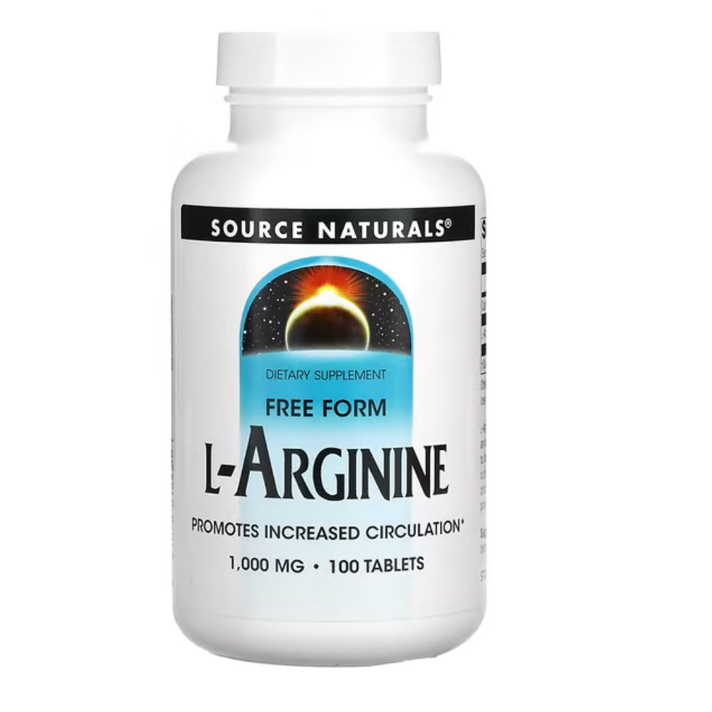 소스내추럴스 <b>L-아르기닌 프리폼 1000mg</b> 100정
