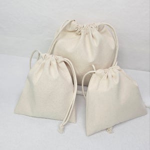 국내제작 고급도톰한 옥스포드 광목 주머니 파우치제작 린넨 더스트백 스트링 이너백 미니파우치
