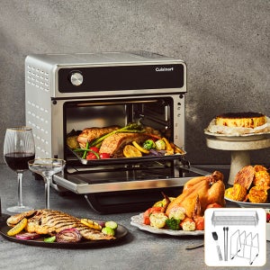 [CSO-500KR]+스텐바스켓+키친툴3종 / 쿠진아트 스팀 에어프라이어 오븐(20L)