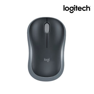 [국내정품] 로지텍코리아 M185 그레이 무선 마우스 좌우대칭형 디자인으로 왼손잡이도 사용가능