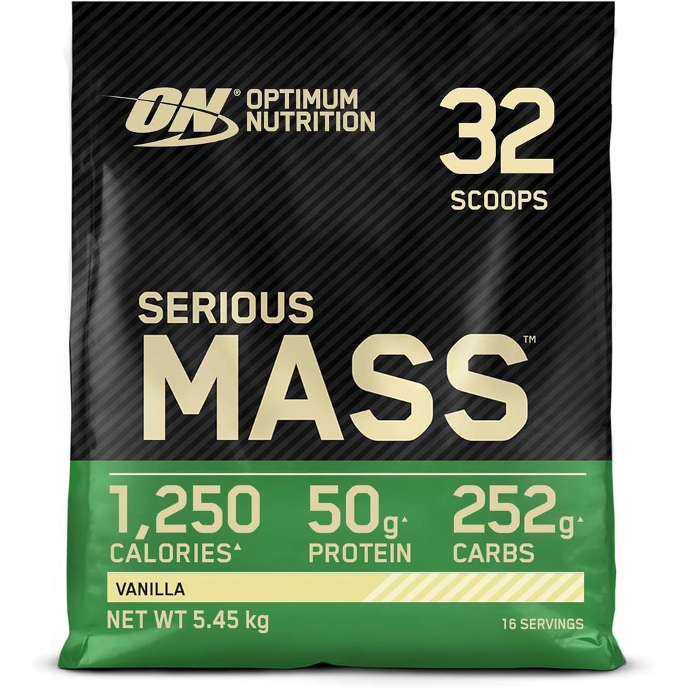 <b>Optimum Nutrition</b> <b>옵티멈뉴트리션</b> 시리어스 매스 프로틴 파우더 <b>미네랄</b> 16회분 5.45kg