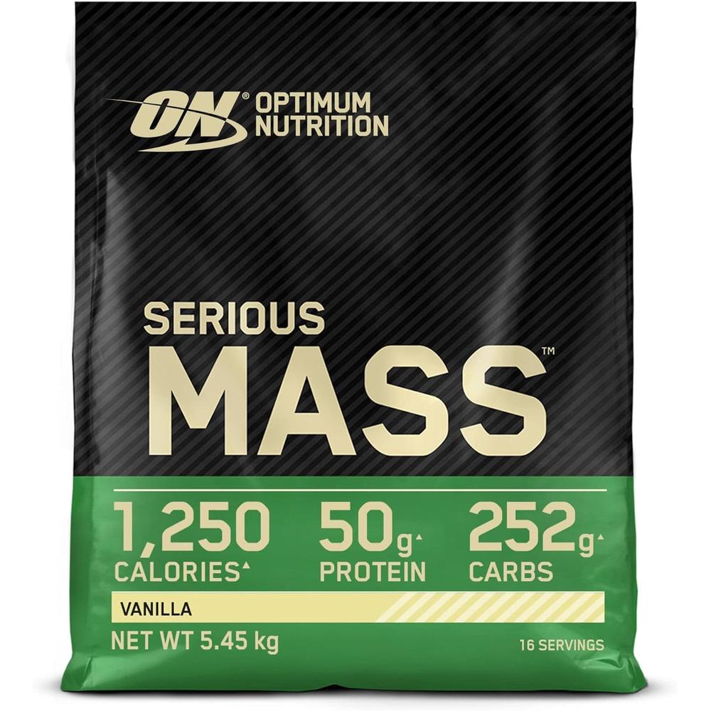 <b>Optimum Nutrition</b> <b>옵티멈뉴트리션</b> 시리어스 매스 프로틴 파우더 <b>미네랄</b> 바닐라 플레이버 16회분 5.45kg