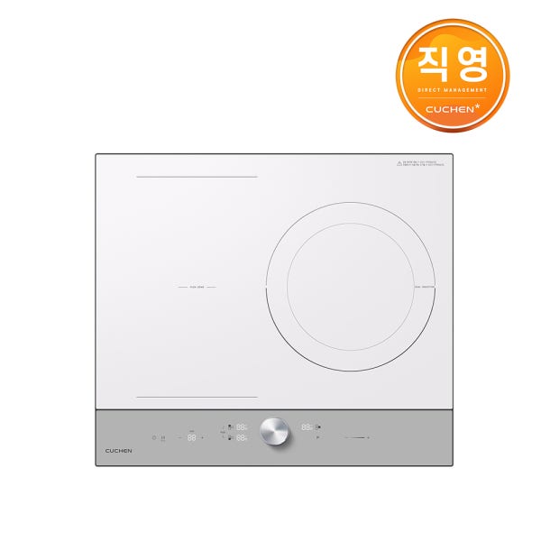 [슈퍼적립 + 6개월 무이자] 쿠첸 올파워 인덕션 3구 빌트인 전기레인지 그레이 CIR-EW33KD1B1