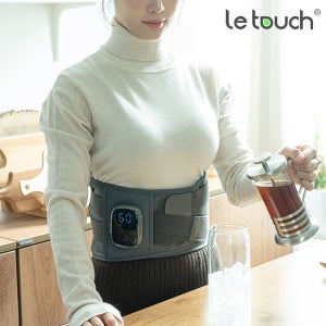 레터치 공기압 허리 복부 온열 마사지기 배 찜질기 벨트형 안마기구 허리보호대 테크러브