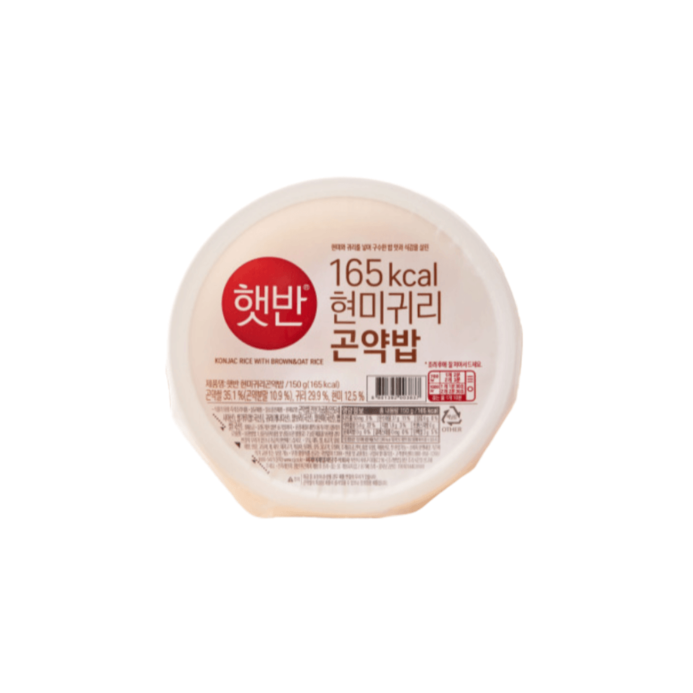 햇반 현미귀리곤약밥 150gx12개 건강식