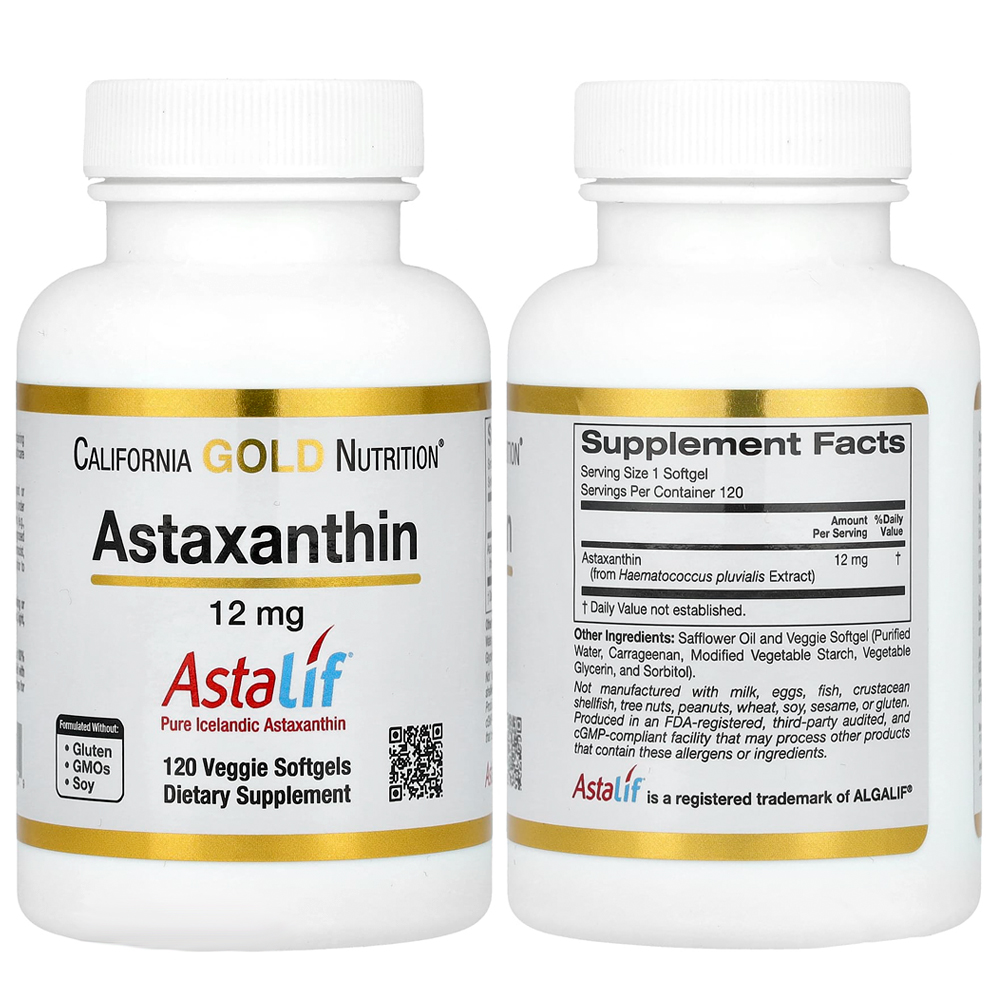 <b>아스타잔틴 12mg</b> AstaLif 아이슬란드산 120정