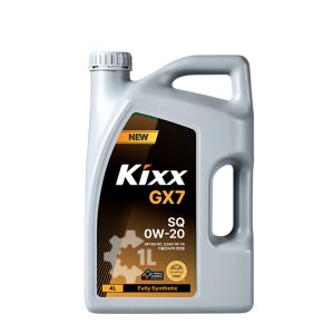 KIXX GX7 SQ 0W20 4L 100% 합성 엔진오일 (가솔린,LPG,하이브리드)