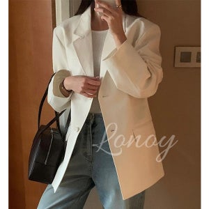 (SALE/당일) 이너프 스테디 자켓 3col 브 랜드공장 코마사원단 아이보리 먹색 베이지 inouf