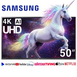 삼성 127cm(50인치) 4K 스마트 TV UHD 50DU7200 수도권스탠드 설치