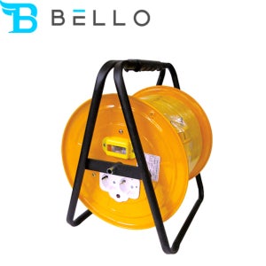 전선릴 캠핑용 업소용 전기 연장선 작업선 이동식 연장릴선 차단기형 1.5SQ 100호 (약90m) 풀프레임/클로징핸들형