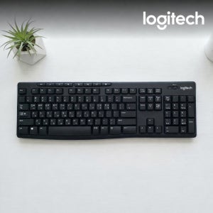 [국내정품] 로지텍코리아 K270 무선 키보드 블랙 2.4GHz 나노수신기포함