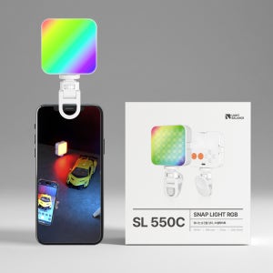 스냅라이트 SL-550c 핸드폰 조명 음식 제품 사진 촬영 릴스 유튜버 자연광 촬영용 조명