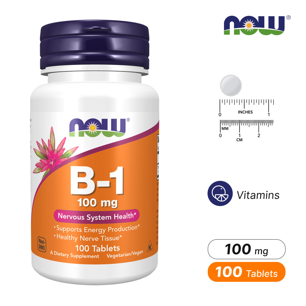 <b>나우푸드 비타민B1</b> 100mg 100정 X3병