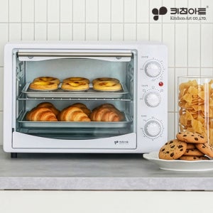 키친아트 20L 멀티전기오븐 2단 KNOV-C32 오븐팬, 그릴 석쇠, 그릴손잡이 포함