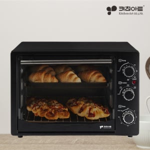 키친아트 20L 멀티전기오븐 2단 KNOV-C32 오븐팬, 그릴(석쇠), 그릴손잡이 포함