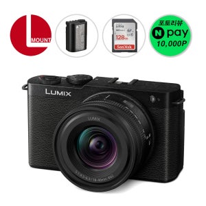 (포토리뷰 1만포인트+추가배터리+메모리) 파나소닉 S9 블랙, S 18-40mm F4.5-6.3