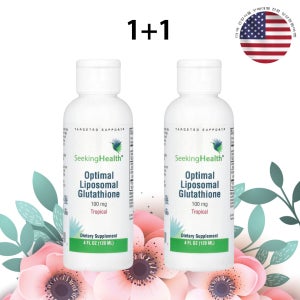 시킹헬스 옵티말 리포조말 글루타치온 액상 100mg 120ml 트로피칼맛 콜린 x 2병