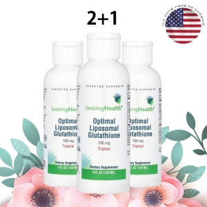 시킹헬스 옵티말 리포조말 글루타치온 액상 100mg 120ml 트로피칼맛 콜린 x 3병