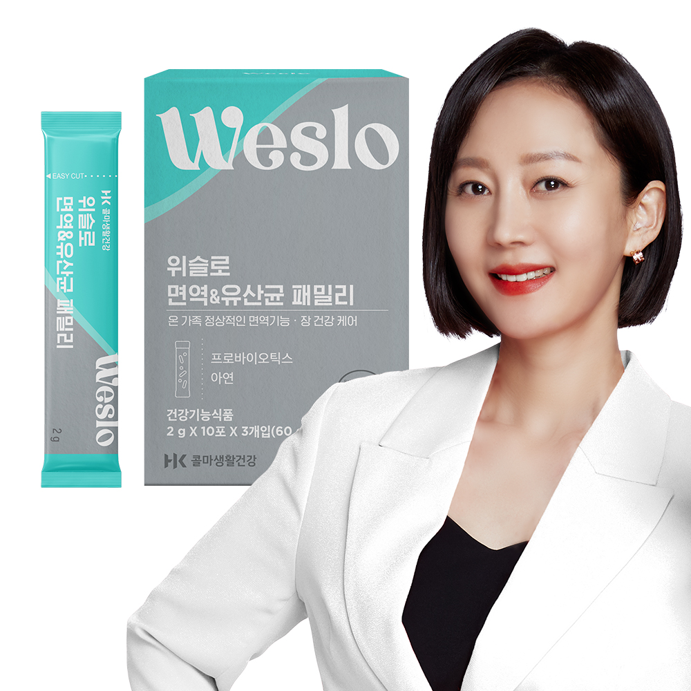 콜마생활건강 면역 유산균 패밀리 신바이오틱스 락토바실러스 온가족 장건강 1개월분
