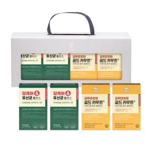속과 장 편하게 혈당관리 선물세트 (당케어유산균/카무트효소 각 30입X2)