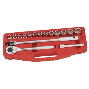 지니어스 핸드소켓세트 (1/2 16pcs) GS-416S 복스알 라쳇 소켓핸들