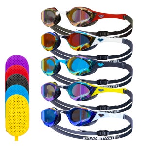 아레나 수경 코브라 에지 스와이프 레이싱 미러 렌즈 AGL-160MSW + 송송케이스