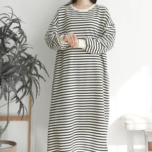 기모 겨울 스트라이프 키작녀 키작맘 임신복 빅사이즈 임부복 원피스