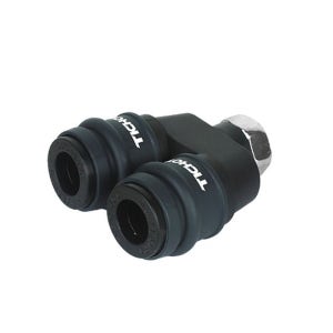 티찹 에어 커플러 원터치 카플링 카플러 2구 SMV20