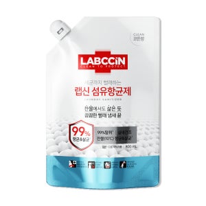 [본사배송] 랩신 섬유항균제 코튼향 800ml 파우치 1개