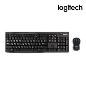 [국내정품] 로지텍코리아 MK270r 무선 키보드 마우스 세트, 2.4Ghz무선연결, 좌우대칭형 마우스