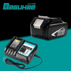 호환 마끼다 18V 배터리 충전기 세트 A/S보증 BL1840 18V 4.0Ah 4000mAh DC18RC 3A