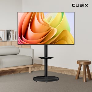 무빙큐빅스 블랙에디션 삼탠바이미 139cm(55인치) UHD 4K QLED 스마트티비 셋트 이동식 TV 삼텐바이미 중소바이미