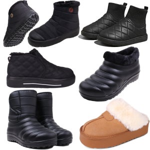 슈퍼카미트 여성 겨울 부츠 방한 털 패딩 기모 퍼 앵클 숏 미들
