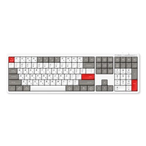 GK698 OfficeMaster 3모드 저소음 유무선 사무용 키보드 레트로 포인트, 펜타그래프