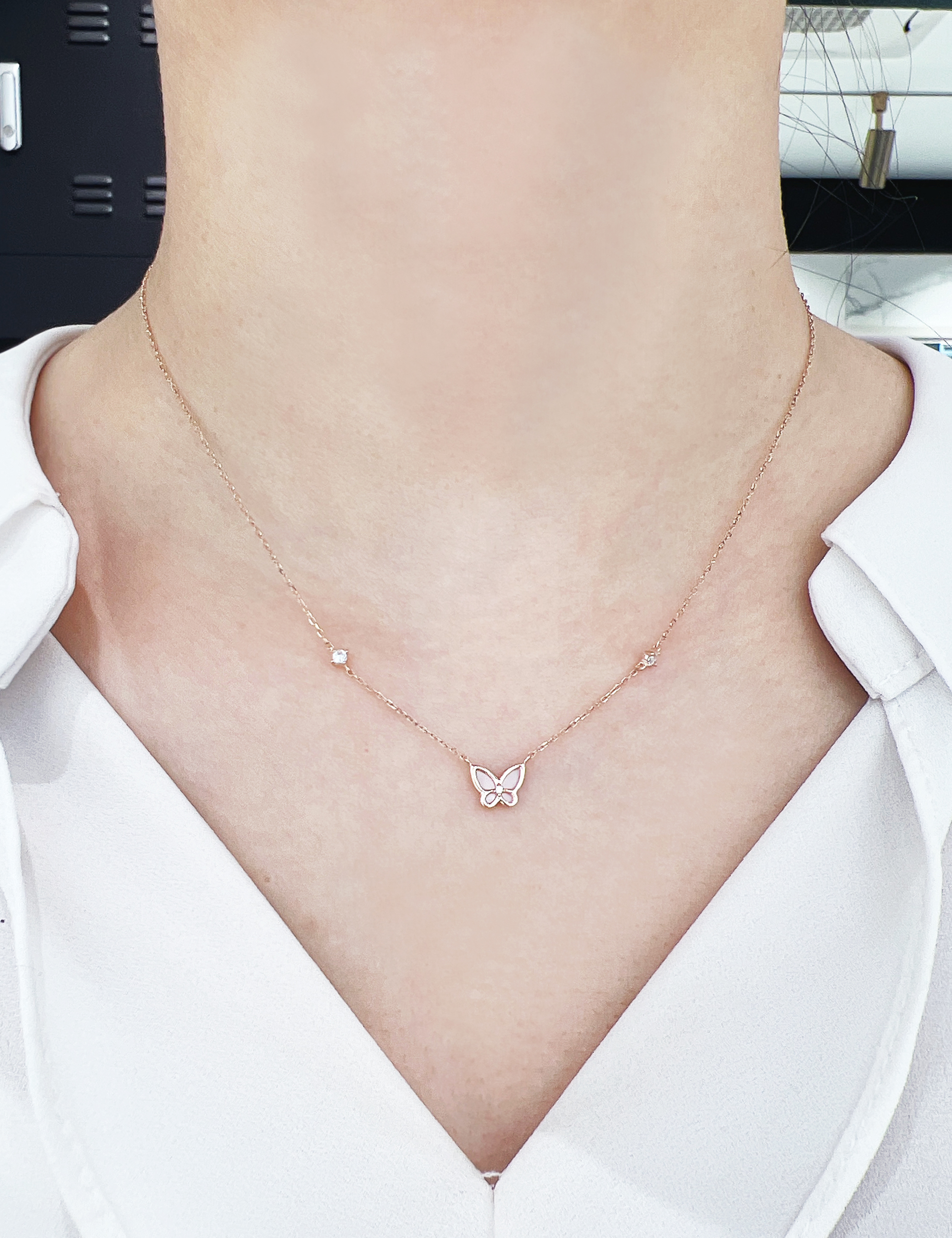 로이드 10K 금 목걸이