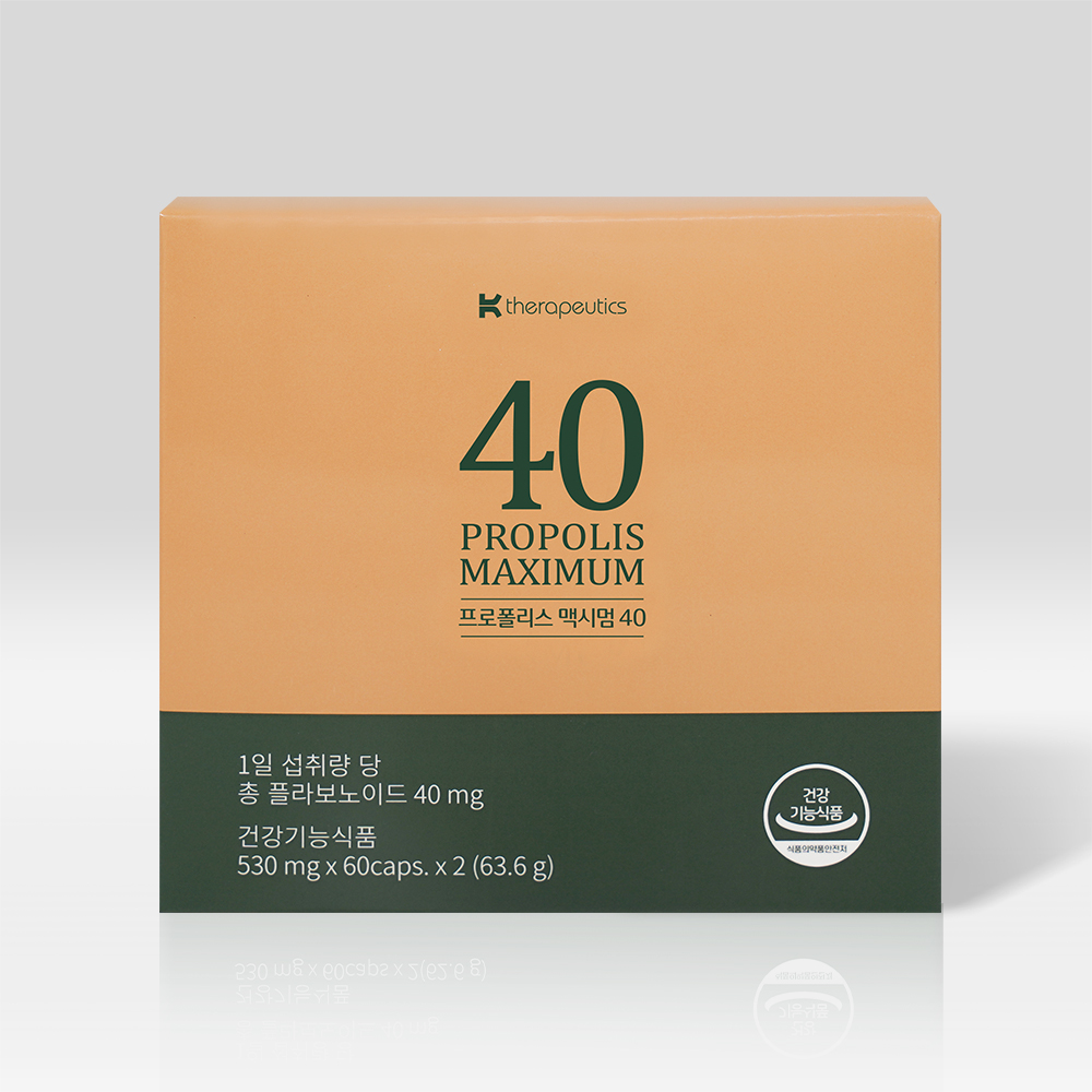 <b>프로</b>폴리스 맥시멈 40 플라보노이드 120캡슐, 4개월분