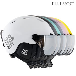 엘르스포츠샵 머스트 MUST 초경량 바이저 헬멧 아시안핏 고글일체형 아동 성인 주니어 대두용 스키 스노우보드 헬멧