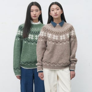 [제너럴아이디어 UNISEX] 울 스노우 노르딕 풀오버 [4COL] / SBD4U05022