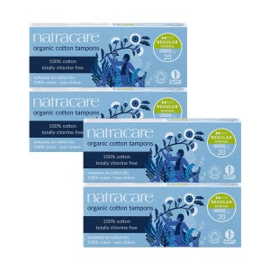 [구매후기 이벤트] 나트라케어 유기농 순면 디지털 탐폰 레귤러 4개 세트